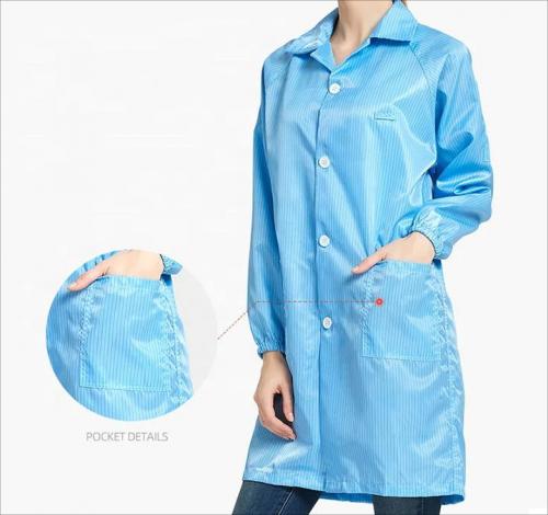 Cleanroom Antistatic Garment Gown ESD Smock Uniform Working Clothes ESD Coverall