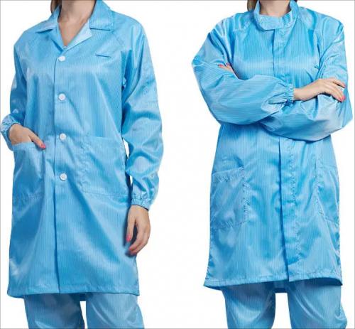 Cleanroom Antistatic Garment Gown ESD Smock Uniform Working Clothes ESD Coverall